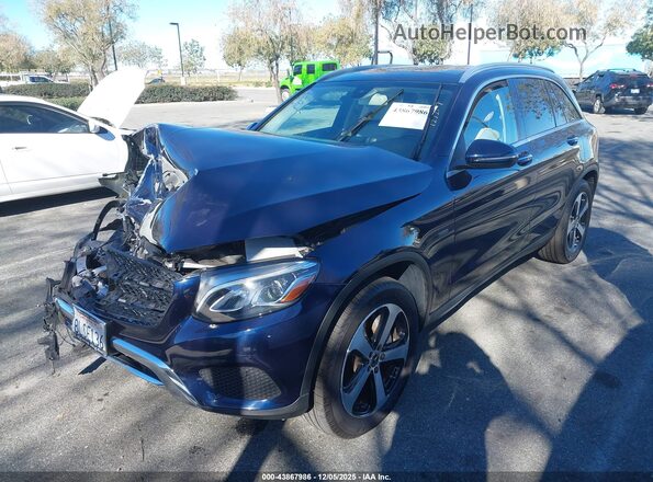 WDC0G5EB9KF569247 2019 MERCEDES-BENZ GLC 350E Blue წინა მარცხენა ხედი სამი მეოთხედიდან