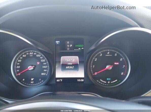 WDC0G5EB9KF569247 2019 MERCEDES-BENZ GLC 350E Blue უკანა სავარძლების ხედი