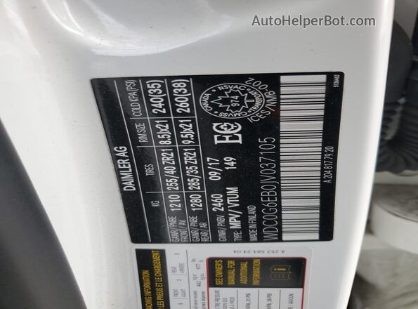 WDC0G6EB0JV037105 2018 MERCEDES-BENZ GLC-CLASS White 
