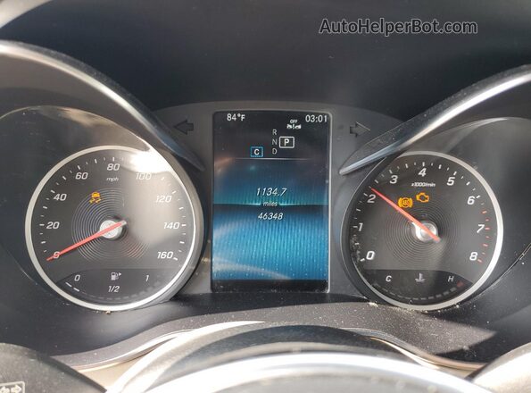 WDC0G8DB8LF754152 2020 MERCEDES-BENZ GLC-CLASS Gold Вид щитка приладів