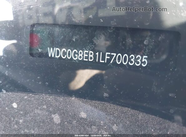 WDC0G8EB1LF700335 2020 MERCEDES-BENZ GLC 300 Black 