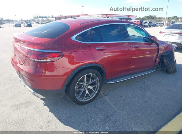 WDC0J8EB0LF630375 2020 MERCEDES-BENZ GLC 300 COUPE Red Задня права чверть