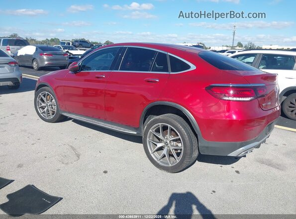 WDC0J8EB0LF630375 2020 MERCEDES-BENZ GLC 300 COUPE Red Задня ліва чверть