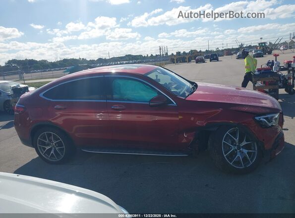 WDC0J8EB0LF630375 2020 MERCEDES-BENZ GLC 300 COUPE Red Вид задньої частини салону