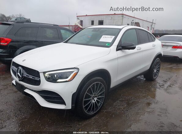 WDC0J8EB0LF699566 2020 MERCEDES-BENZ GLC 300 COUPE White Передня ліва чверть