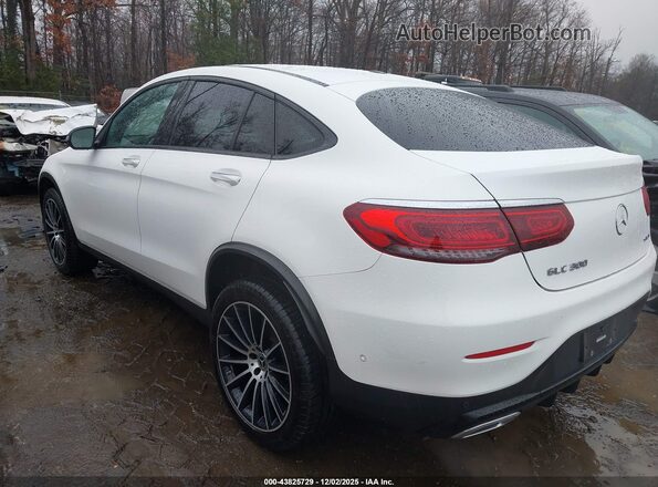 WDC0J8EB0LF699566 2020 MERCEDES-BENZ GLC 300 COUPE White Задня ліва чверть