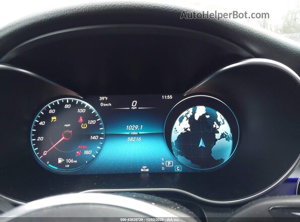 WDC0J8EB0LF699566 2020 MERCEDES-BENZ GLC 300 COUPE White Вид задніх сидінь