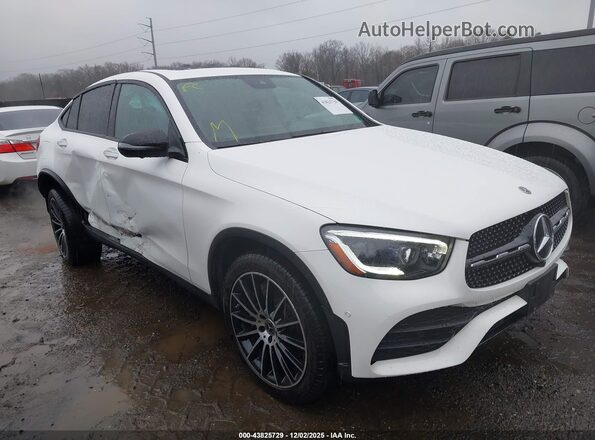 WDC0J8EB0LF699566 2020 MERCEDES-BENZ GLC 300 COUPE White Вид спереду