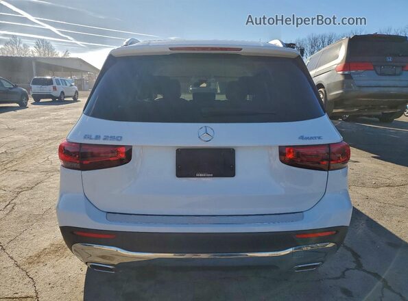 WDC4M4HB7LW008272 2020 MERCEDES-BENZ GLB-CLASS White უკანა ხედი