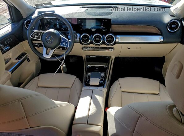 WDC4M4HB7LW008272 2020 MERCEDES-BENZ GLB-CLASS White წინა პანელის ხედი