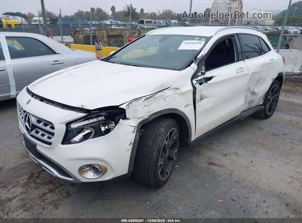 WDCTG4EB1KU009502 2019 MERCEDES-BENZ GLA 250 White წინა მარცხენა ხედი სამი მეოთხედიდან