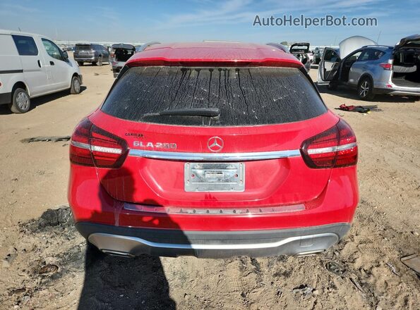 WDCTG4EB2LU028576 2020 MERCEDES-BENZ GLA Red Rear view