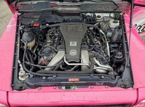 WDCYC7DF1HX270191 2017 MERCEDES-BENZ G-CLASS Silver Engine compartment view