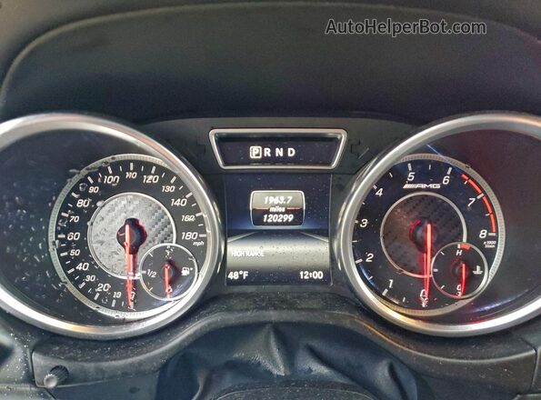 WDCYC7DF1HX270191 2017 MERCEDES-BENZ G-CLASS Silver Instrument cluster view