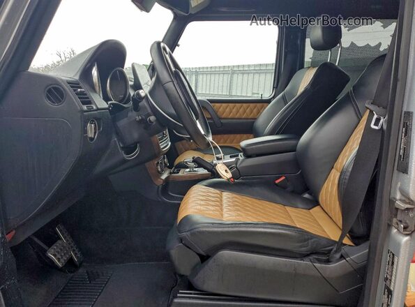 WDCYC7DF1HX270191 2017 MERCEDES-BENZ G-CLASS Silver Front interior view