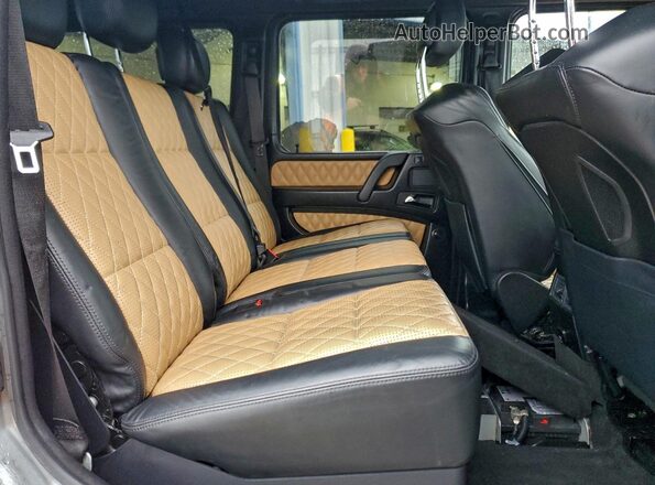WDCYC7DF1HX270191 2017 MERCEDES-BENZ G-CLASS Silver Rear interior view
