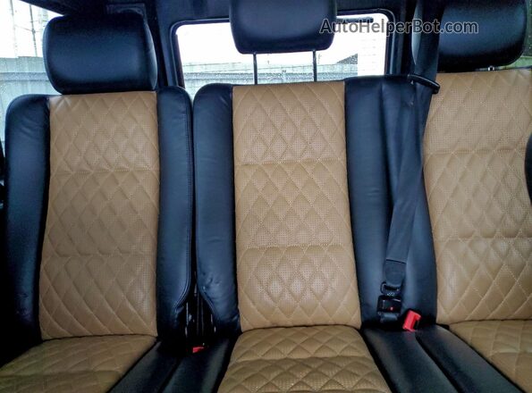 WDCYC7DF1HX270191 2017 MERCEDES-BENZ G-CLASS Silver Rear seats view