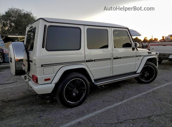 WDCYC7DF3HX267311 2017 MERCEDES-BENZ G-CLASS Белый Передняя правая четверть