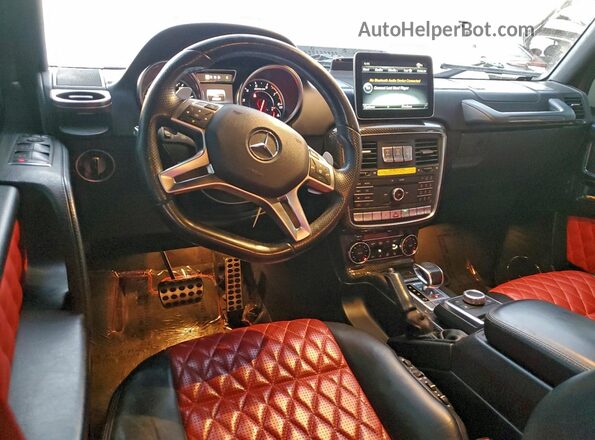 WDCYC7DF3HX267311 2017 MERCEDES-BENZ G-CLASS Белый Вид щитка приборов