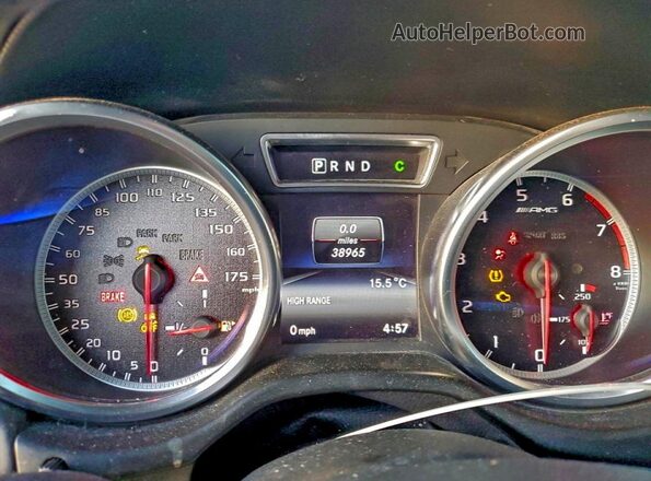 WDCYC7DF6GX243728 2016 MERCEDES-BENZ G-CLASS Red Սարքավորումների վահանակի տեսք