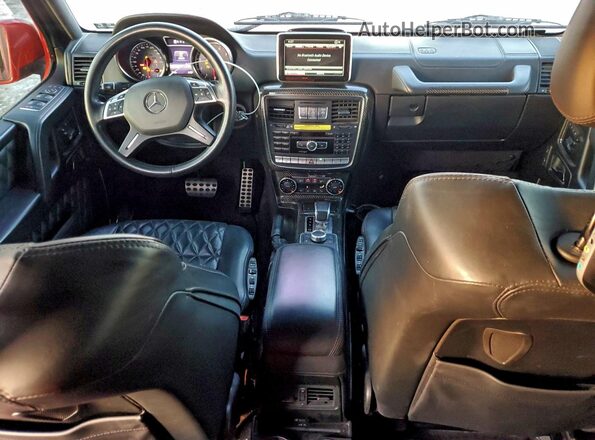 WDCYC7DF6GX243728 2016 MERCEDES-BENZ G-CLASS Red Առջևի վահանակի տեսք