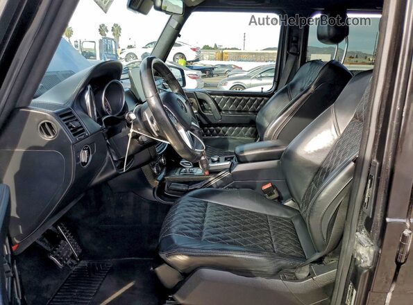 WDCYC7DH4JX290877 2018 MERCEDES-BENZ G-CLASS Black Vista interior delantera