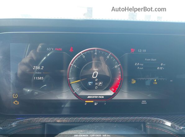 WDCYC7HJ4KX307790 2019 MERCEDES-BENZ AMG G 63 Black უკანა სავარძლების ხედი