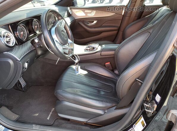 WDD2J5JB4KA029412 2019 MERCEDES-BENZ CLS-CLASS Черный Вид салона спереди