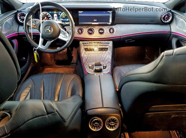 WDD2J5JB8KA009423 2019 MERCEDES-BENZ CLS-CLASS White Widok deski rozdzielczej
