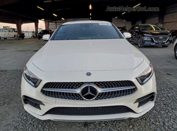WDD2J5JB8KA009423 2019 MERCEDES-BENZ CLS-CLASS White Widok z przodu