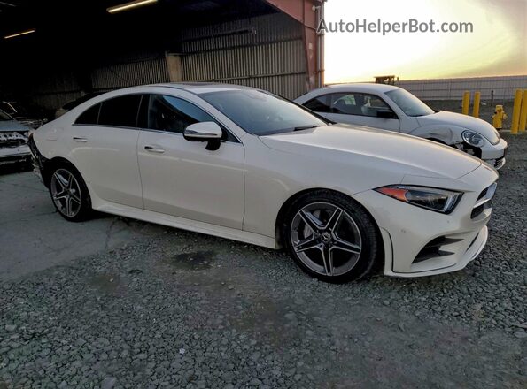 WDD2J5JB8KA009423 2019 MERCEDES-BENZ CLS-CLASS White Przód prawy