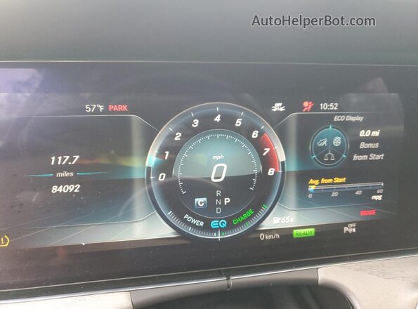 WDD2J5KB9LA050465 2020 MERCEDES-BENZ CLS-CLASS White ხელსაწყოთა პანელის ხედი