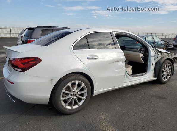 WDD3G4EB7LW039685 2020 MERCEDES-BENZ A White Задня права чверть