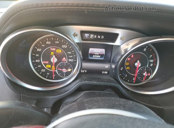 WDDJK6GA4JF052977 2018 MERCEDES-BENZ SL Gray Вид щитка приладів