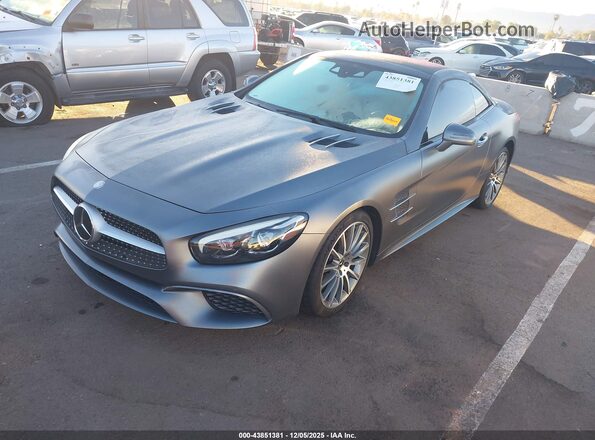 WDDJK6GA5HF048432 2017 MERCEDES-BENZ SL 450 Gray Передня ліва чверть