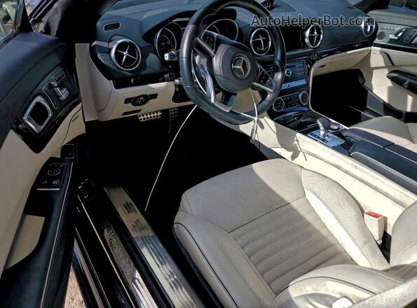 WDDJK6GA8HF048277 2017 MERCEDES-BENZ SL Black წინა პანელის ხედი