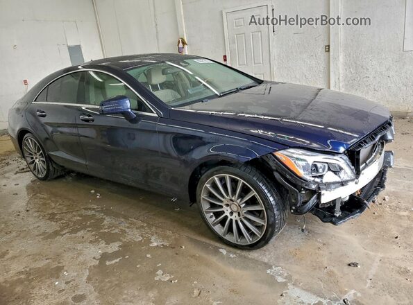 WDDLJ6FB8GA175452 2016 MERCEDES-BENZ CLS-CLASS Blue Delantero derecho