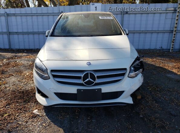 WDDMH4EB6HJ439274 2017 MERCEDES-BENZ B-CLASS White Front view