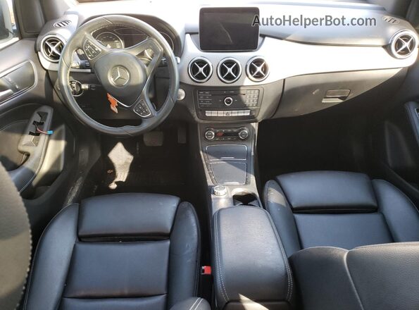 WDDMH4EB6HJ439274 2017 MERCEDES-BENZ B-CLASS White Dashboard view