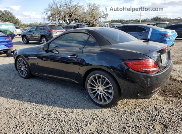 WDDPK3JA3HF127339 2017 MERCEDES-BENZ SLC Черный Задняя левая четверть