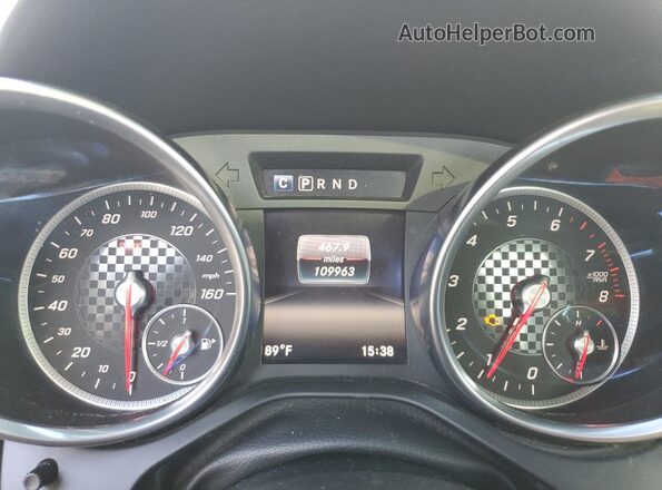 WDDPK3JA3HF127339 2017 MERCEDES-BENZ SLC Черный Вид щитка приборов