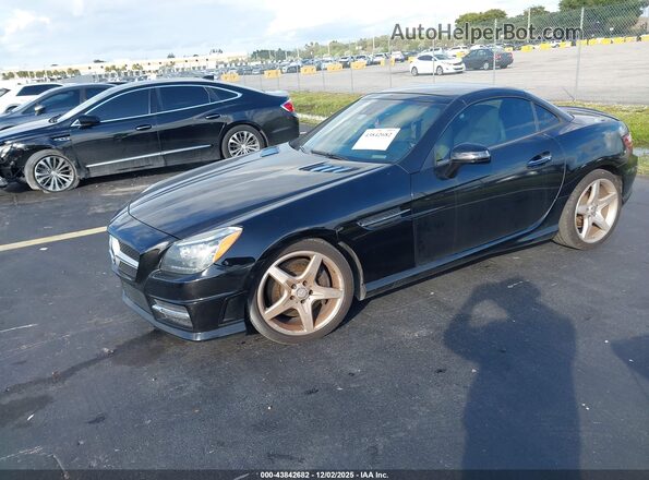 WDDPK3JA4GF121824 2016 MERCEDES-BENZ SLK 300 Black Vista tres cuartos delantera izquierda