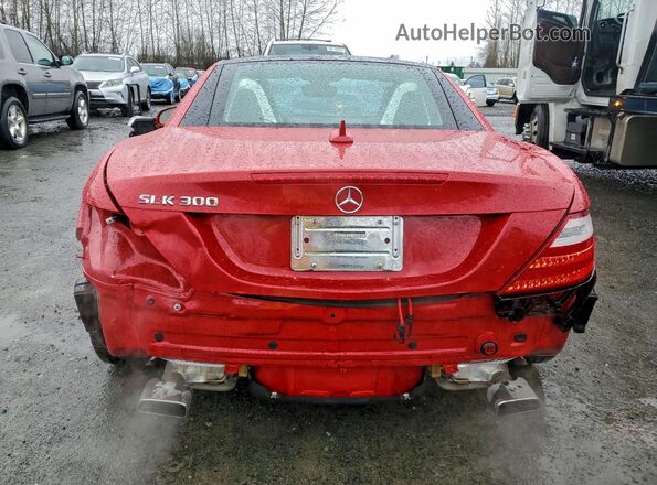 WDDPK3JA5GF117667 2016 MERCEDES-BENZ SLK Red Հետևի տեսք