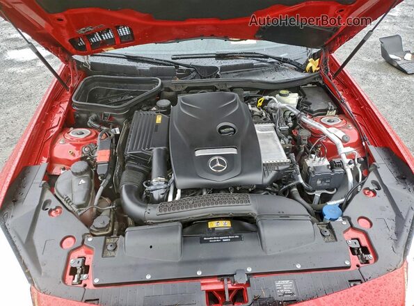 WDDPK3JA5GF117667 2016 MERCEDES-BENZ SLK Red Սալոնի հետևի տեսք