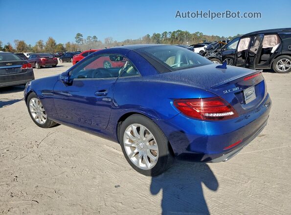 WDDPK3JA7HF137940 2017 MERCEDES-BENZ SLC Blue Հետևի ձախ