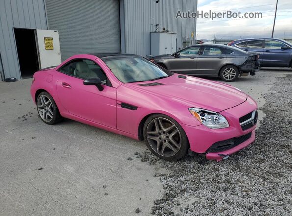 WDDPK3JAXGF117647 2016 MERCEDES-BENZ SLK Pink Delantero derecho