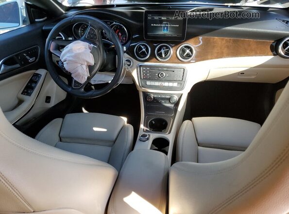 WDDSJ4EB5HN425175 2017 MERCEDES-BENZ CLA-CLASS White წინა პანელის ხედი