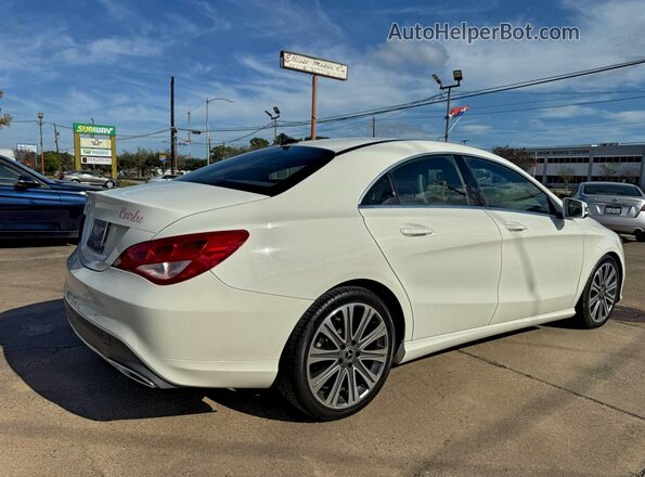 WDDSJ4EB5JN526433 2018 MERCEDES-BENZ CLA-CLASS White 