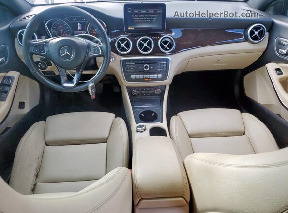 WDDSJ4EB5JN560078 2018 MERCEDES-BENZ CLA-CLASS Black Вид панелі приладів