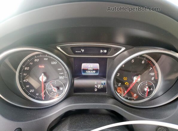 WDDSJ4EB5JN560078 2018 MERCEDES-BENZ CLA-CLASS Black Вид щитка приладів